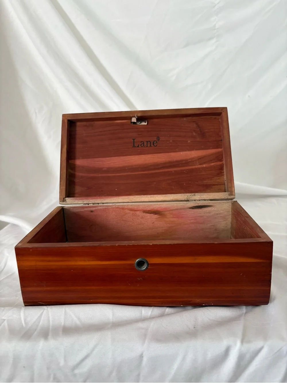 Vintage lane cedar chest box dove heart trinket jewelry holder trunk home decor